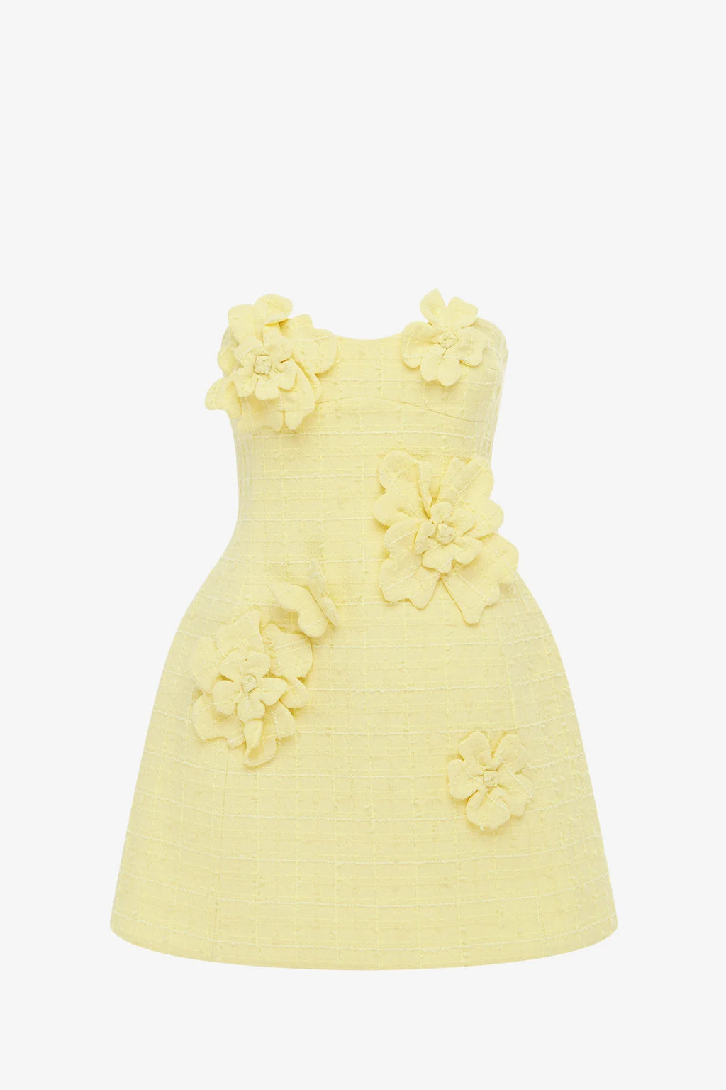 <a href="https://beryn-boutique.com/dress">
<img src="xxx.jpg" alt="Women's Yellow Tweed Strapless Mini Dress with 3D Floral Appliqués, Elegant">
</a>
