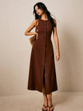 <a href="https://beryn-boutique.com/dress">
<img src="xxx.jpg" alt=<  Women's Round NecK Single-Breasted Sleeveless Brown  Dress">
</a>
