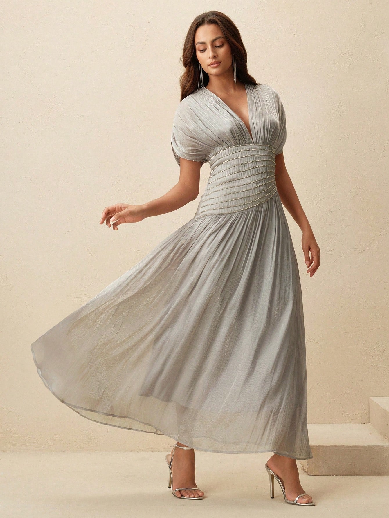 <a href="https://beryn-boutique.com/dress">
<img src="xxx.jpg" alt=<"  Women's V-Neck Short Sleeve Beaded Chain Pleated Waist Elegant Long Dress Summer">
</a>
