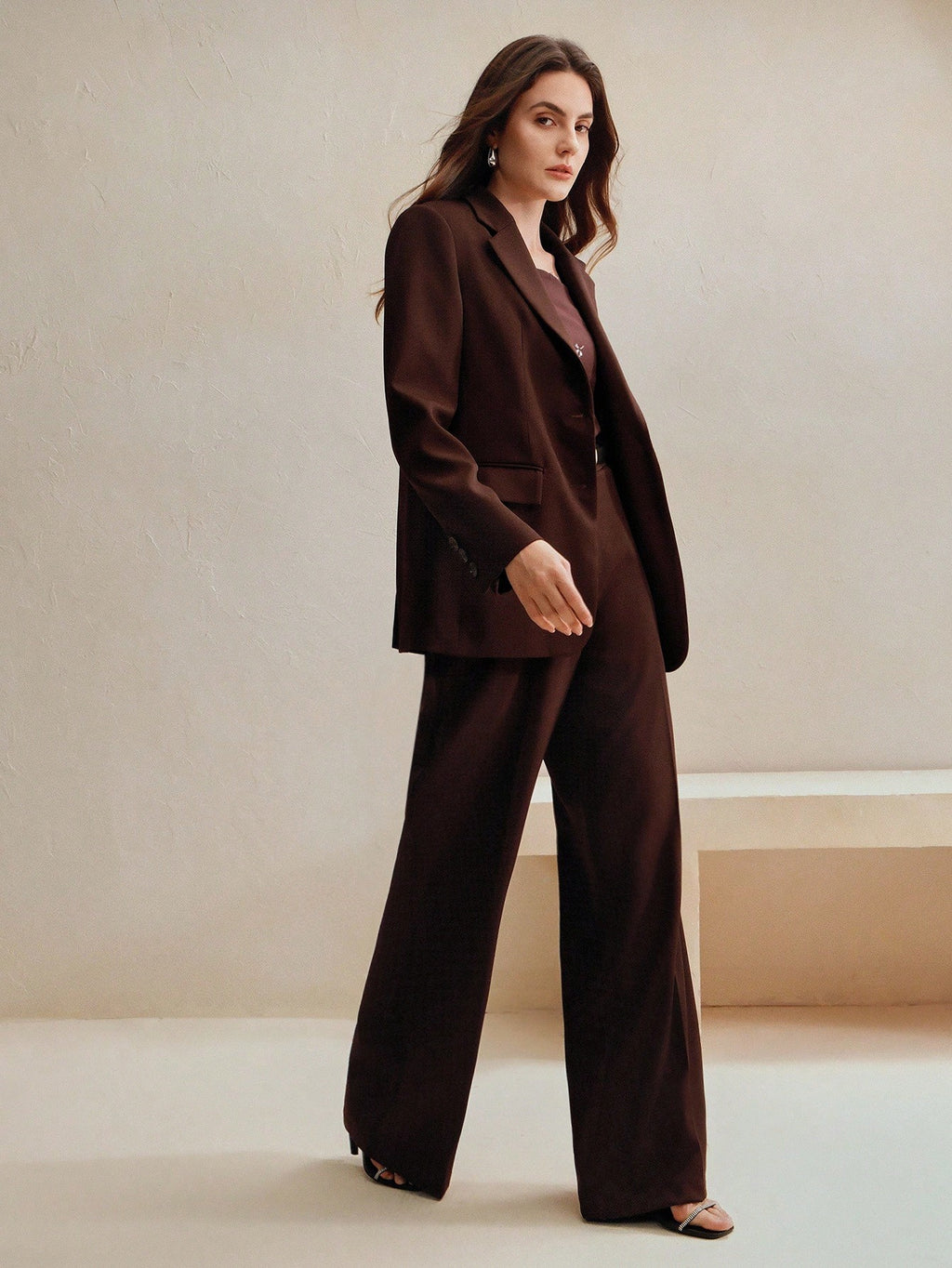 <a href="https://beryn-boutique.com/dress">
<img src="xxx.jpg" alt=<"Elegant Brown Tailored Blazer & Wide Leg Pants Suit Set for Women, Formal Office Business 2 Piece Outfit">
</a>
