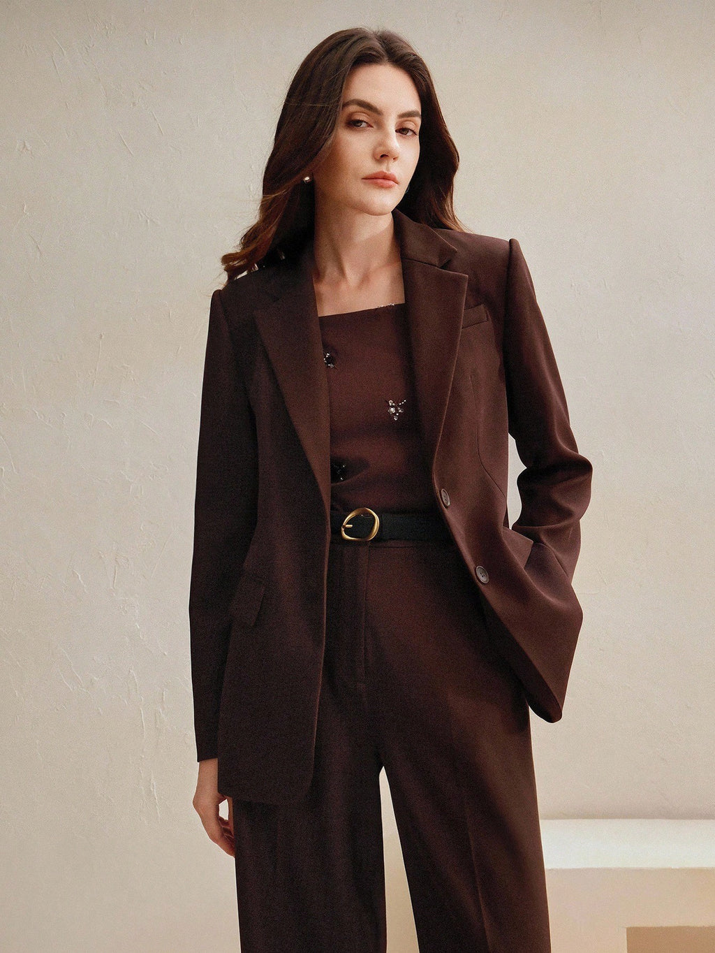 <a href="https://beryn-boutique.com/dress">
<img src="xxx.jpg" alt=<"Elegant Brown Tailored Blazer & Wide Leg Pants Suit Set for Women, Formal Office Business 2 Piece Outfit">
</a>
