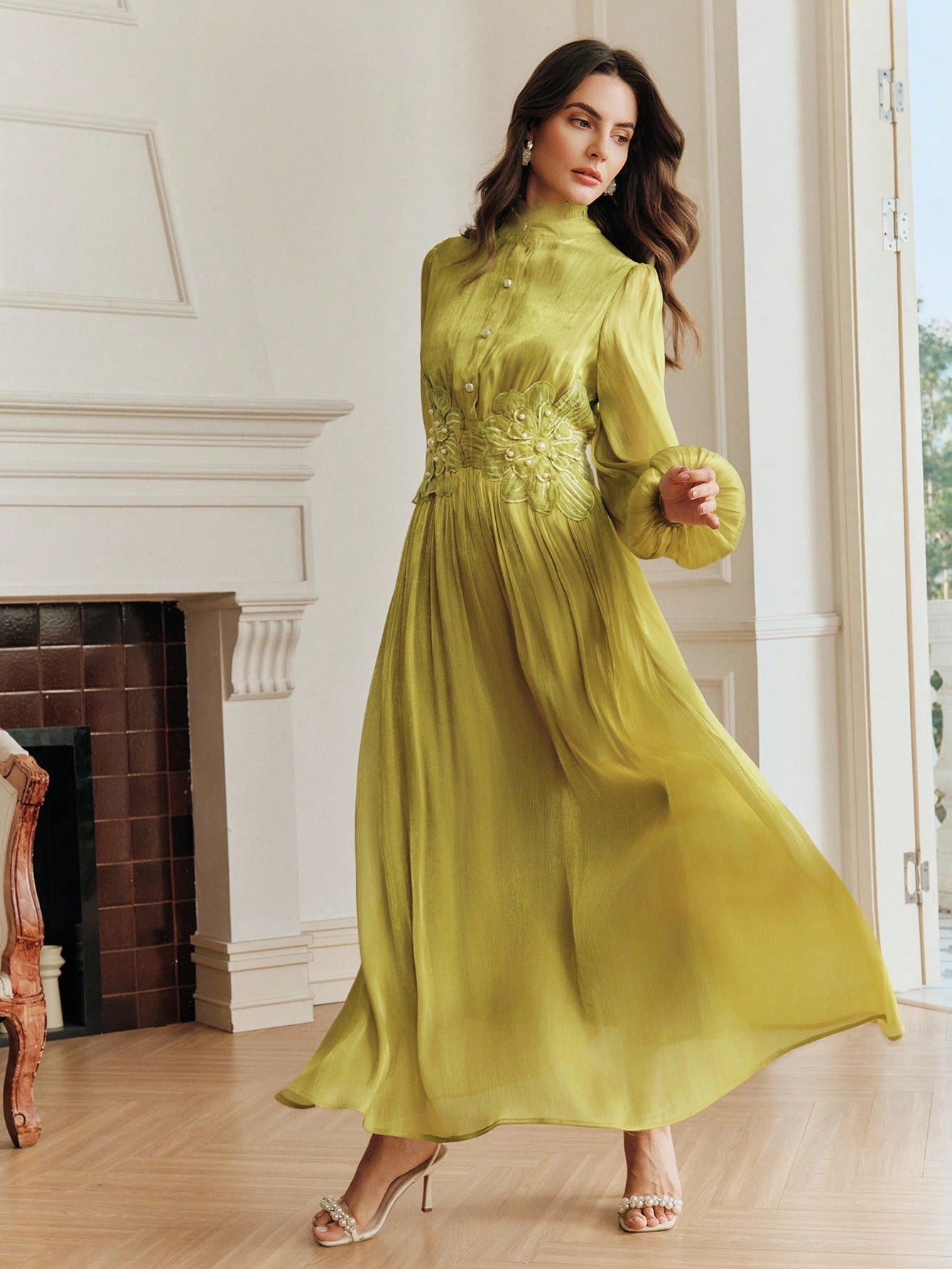 <a href="https://beryn-boutique.com/dress">
<img src="xxx.jpg" alt=<"Women's Green Satin Long Sleeve Maxi Dress, Ruffle High Neck Pearl Embroidered Formal Dress">
</a>

