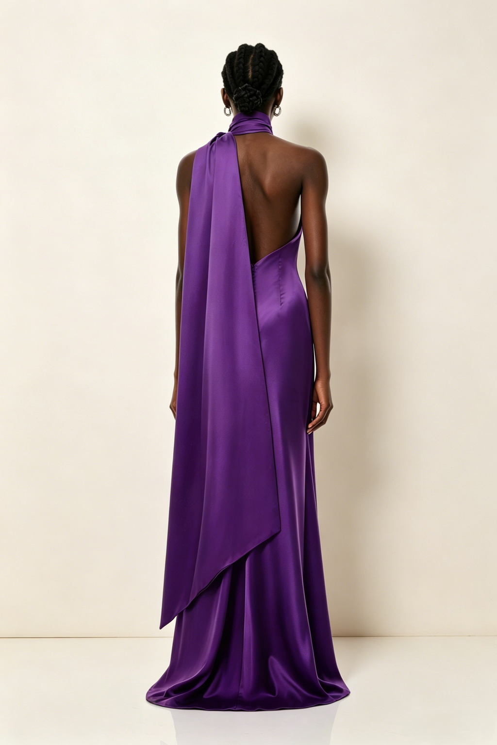 Satin Off Shoulder Evening Dress For Wedding & Banquet
