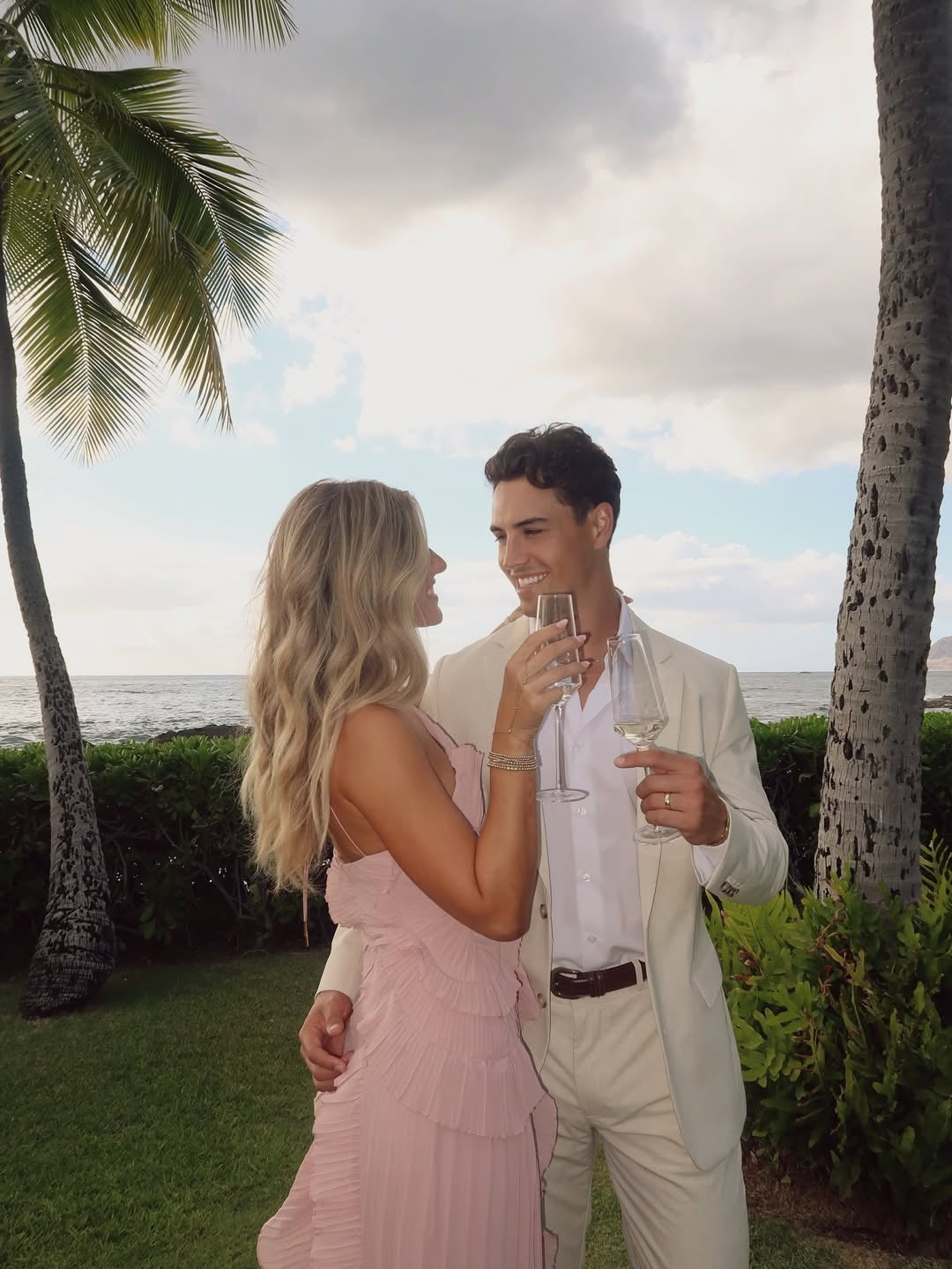 Pink Pleated Ruffle Halter Neck Maxi Dress