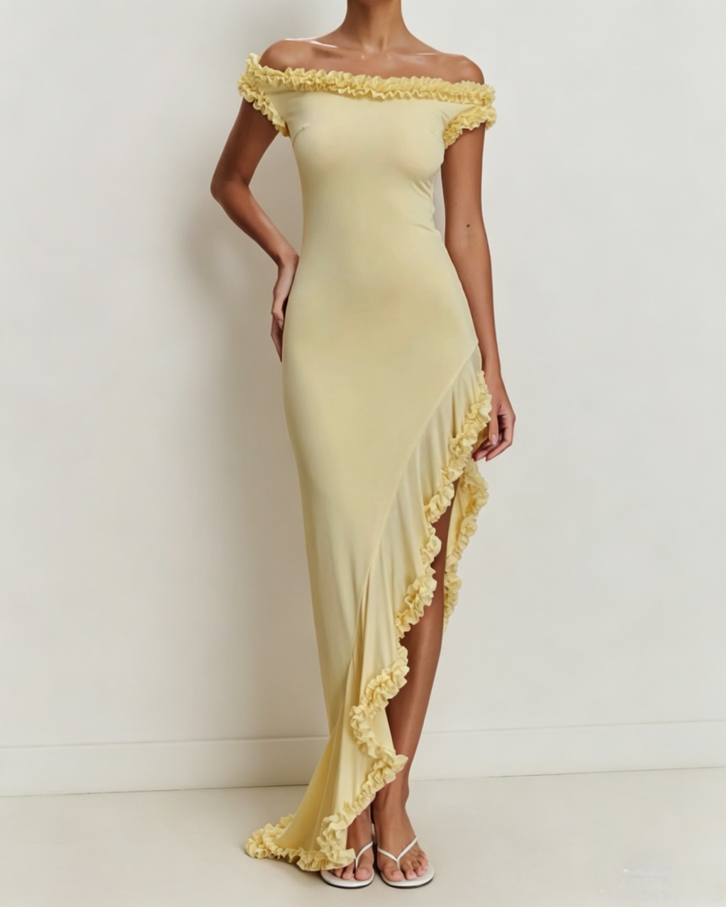 Chic Curvy Hugging Bandage Dress