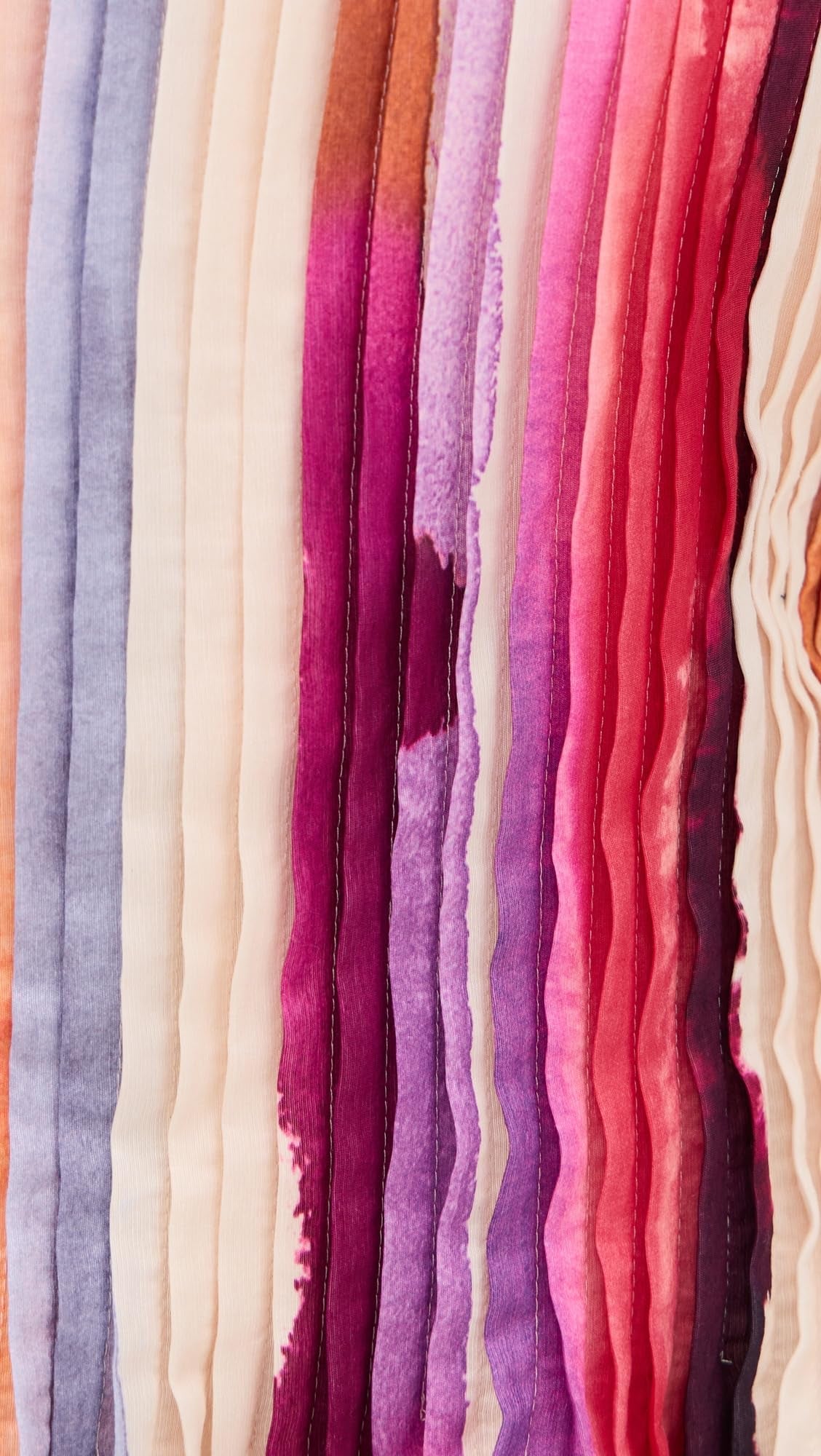 Vibrant Watercolor Stripe Strapless Pleated Mini Dress – Perfect for Beach Vacation & Date Night