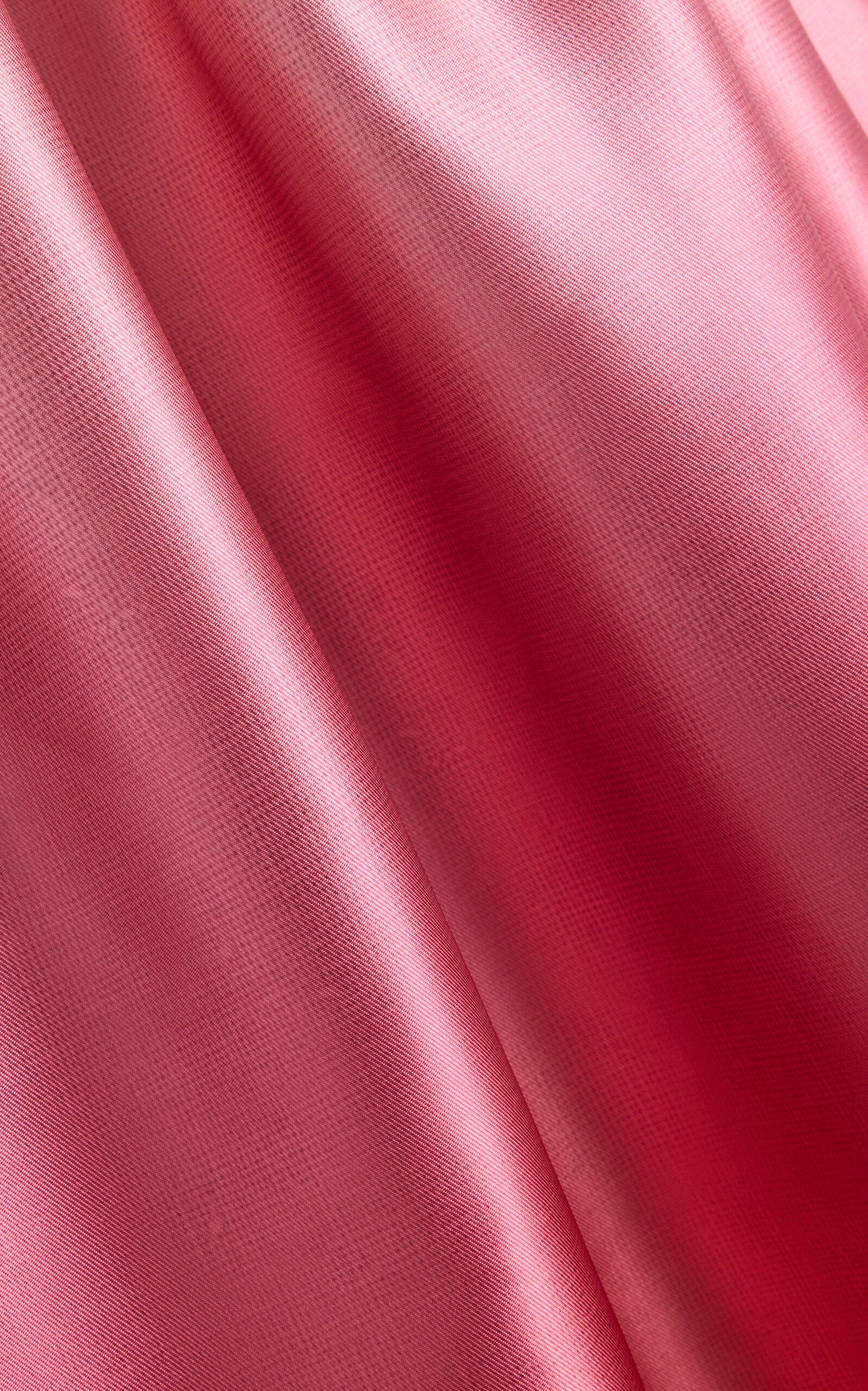 Gradient Red Satin Slip Maxi Dress