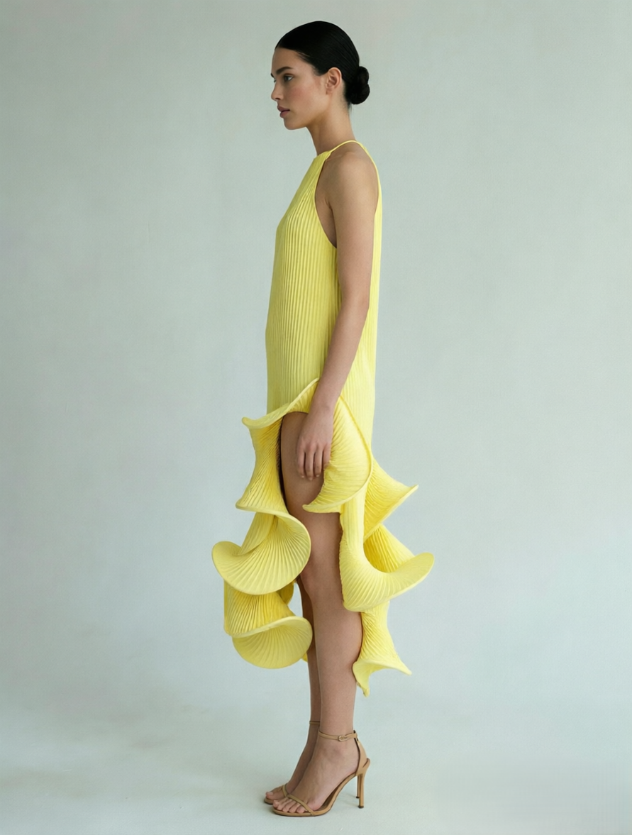 <img src="https://www.beryn-boutique.com/" 
       alt="3D Curved Ruffle Yellow Pleated Midi Dress" 
       loading="lazy" />